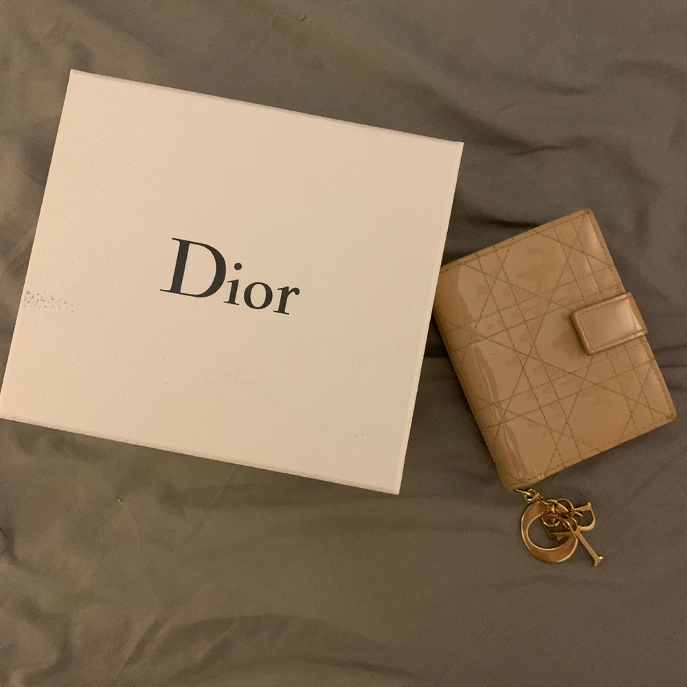 *Authentic* Dior Patent Wallet